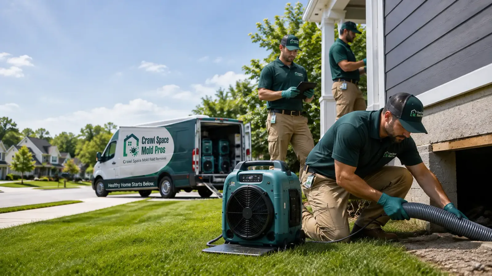 Crawl Space Mold Removal in Bow, NH